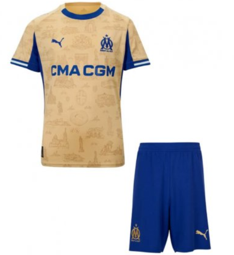 Olympique Marsella 4a Equipación 2025/26 - NIÑOS